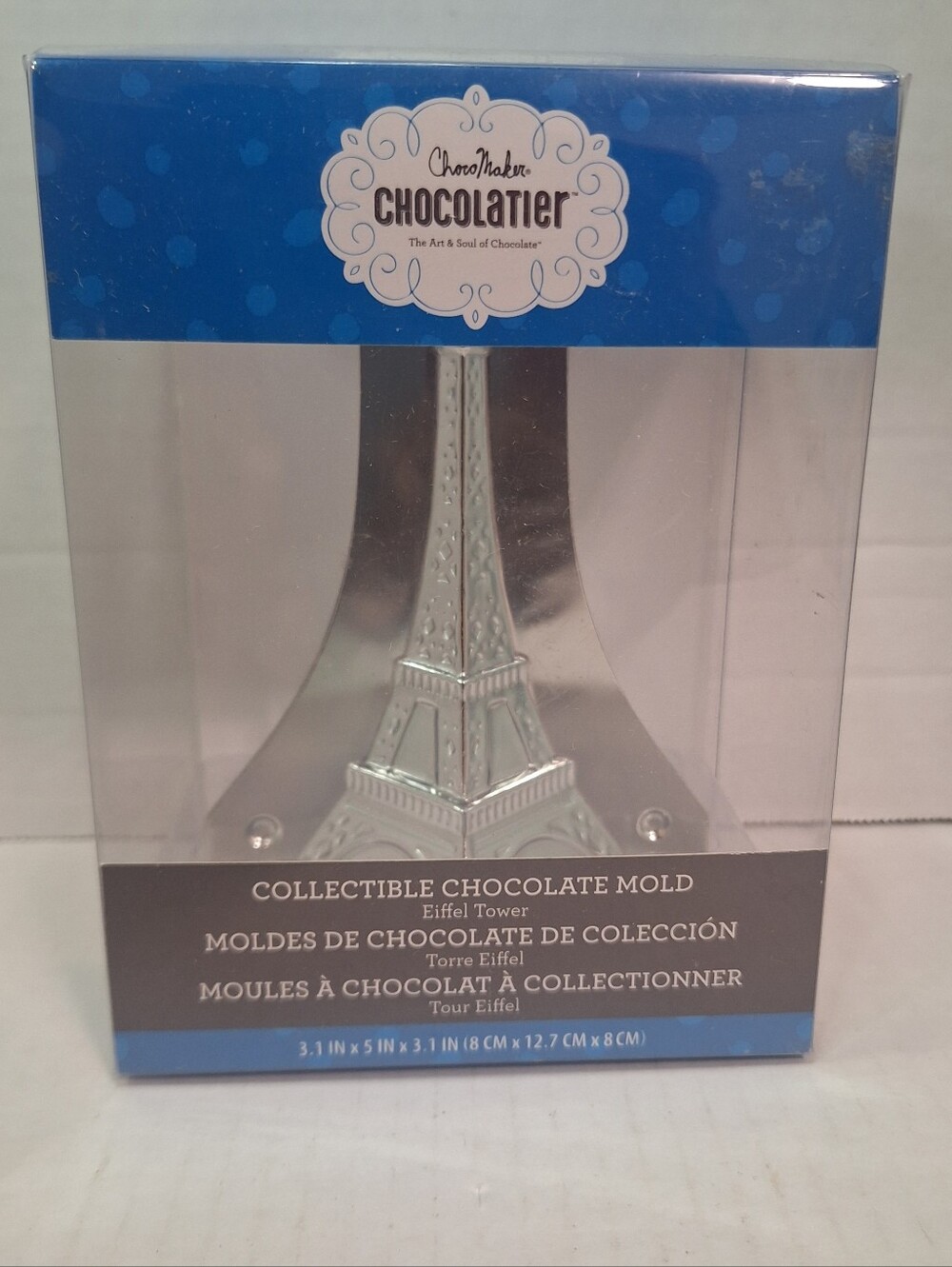 Brand New ChocoMaker Chocolatier Eiffel Tower Chocolate Mold 3.1in x 5in x 3.1in
